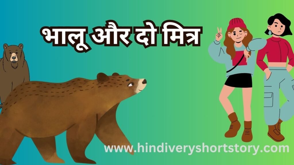 भालू और दो मित्र (Bear And Two Friends Story in hindi) moral story 2024